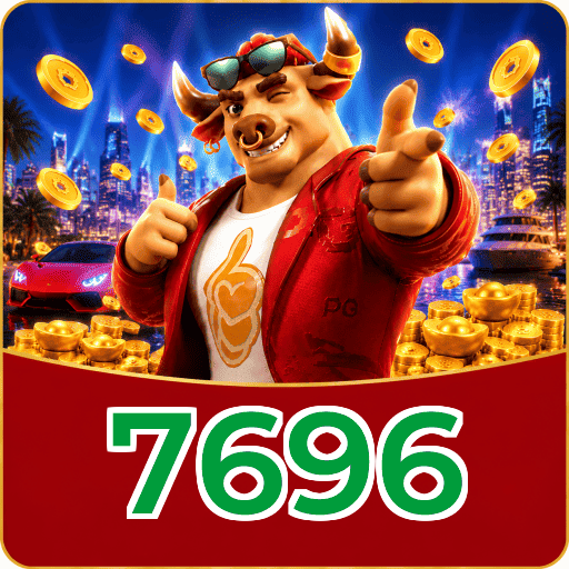 7696