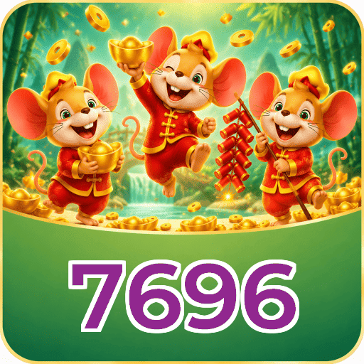 7696